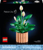 LEGO Botanicals Peace Lily Flower Building Set for Adults, Ages 18+ - Office & Room Decor - 11504