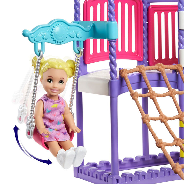 Barbie Skipper Babysitters Inc. Climb 'n Explore Playground Dolls & Playset