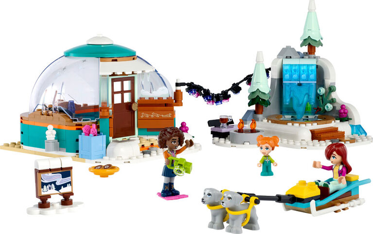 LEGO Friends Igloo Holiday Adventure 41760 Building Toy Set (491 Pieces)