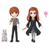 Wizarding World, Magical Minis, Friendship Set Ron et Ginny Weasley avec figurines de jeu à collectionner et 2 créatures
