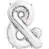 Ballons en forme de lettre en argent 14 " - &