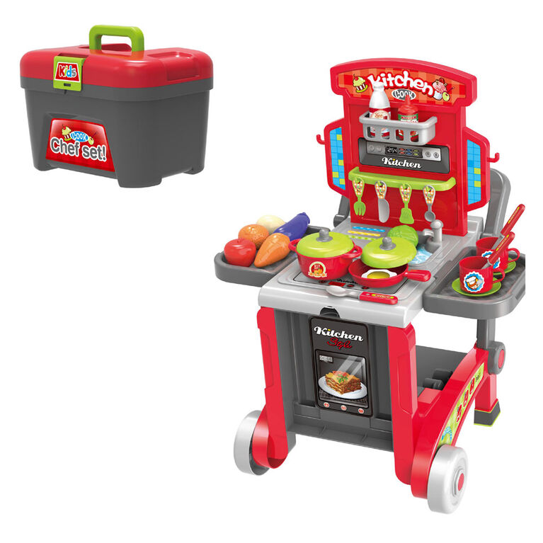 Toy Chef 3-In-1 Children's Full-Size Kitchen