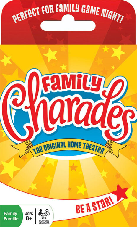 Family Charades Card Game - English Edition