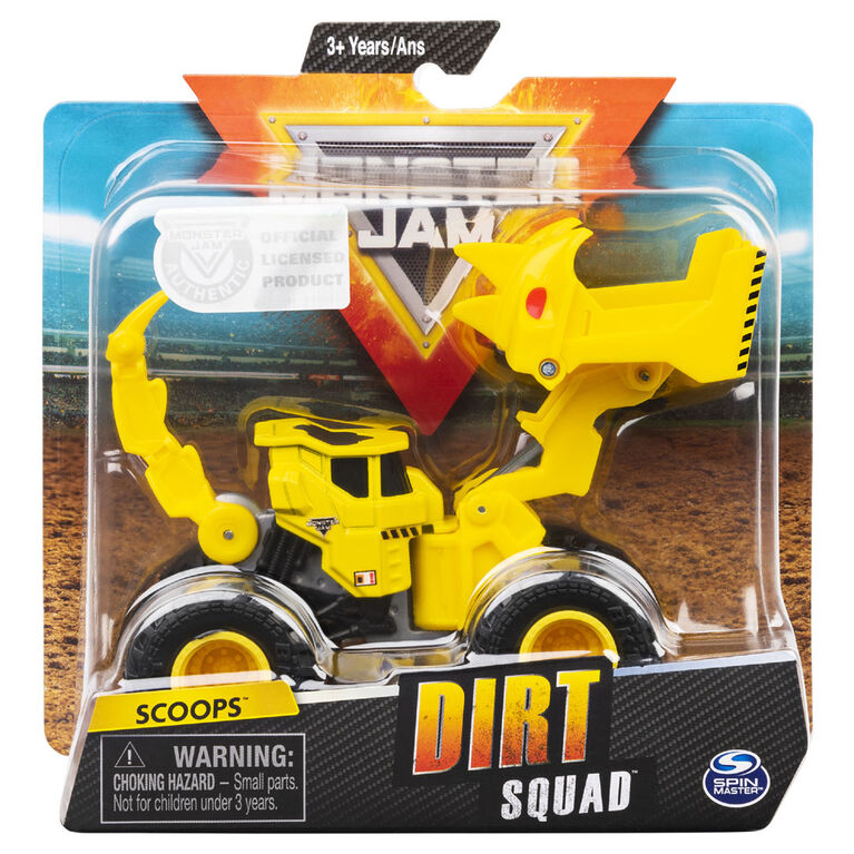 Monster Jam, Official Scoops Dirt Squad Scooper Monster Truck with