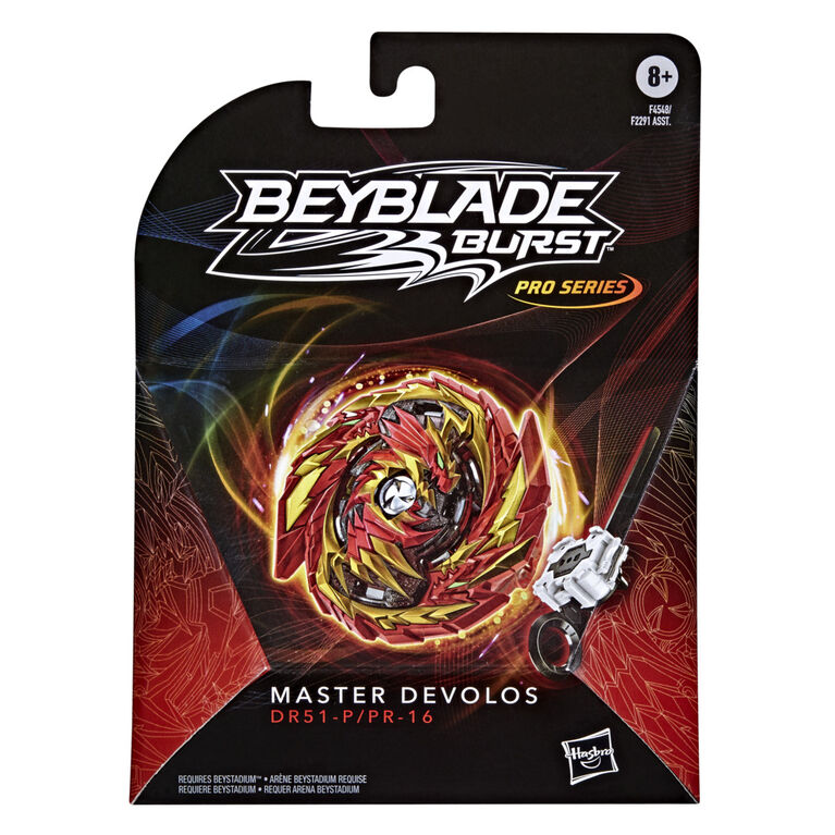 Beyblade Burst Pro Series Master Devolos Spinning Top Starter Pack