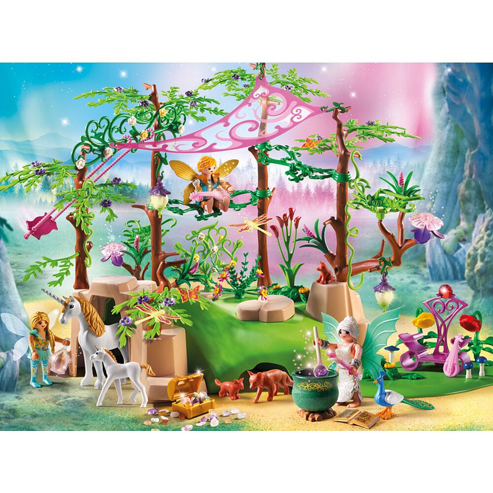 playmobil fairies magical fairy forest