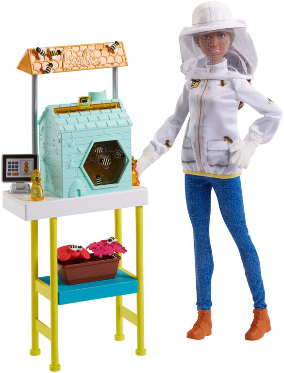 Barbie - Coffret de jeu Barbie Apicultrice - Cheveux bruns.