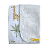 Simmons Waffle/Bamboo Blanket Grey Safari