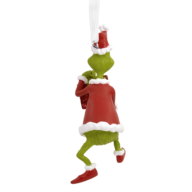 Décoration de Noël - Hallmark - Le Grinch avec un cadeau - Comment le Grinch a volé Noël !