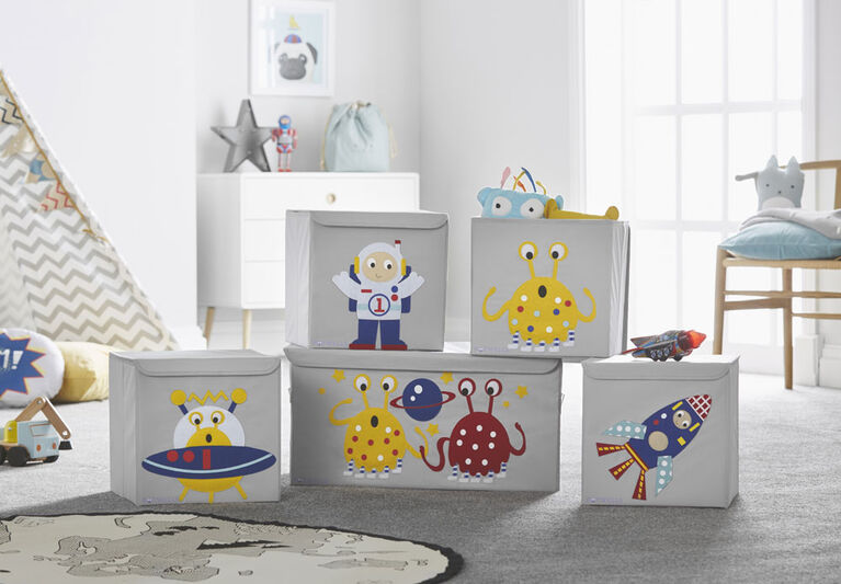 Potwells - Baby Kids Toddler Toy Storage Chest/Trunk Organizer - Alien