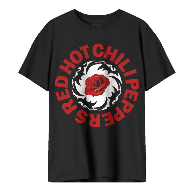 Red Hot Chili Peppers-Rose- noir chemise- moyen