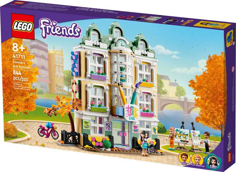 LEGO Friends L'école d'art d'Emma 41711 Ensemble de construction (844 pièces)