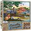 Country Escapes 550 Piece Linen Jigsaw Puzzle - Édition anglaise