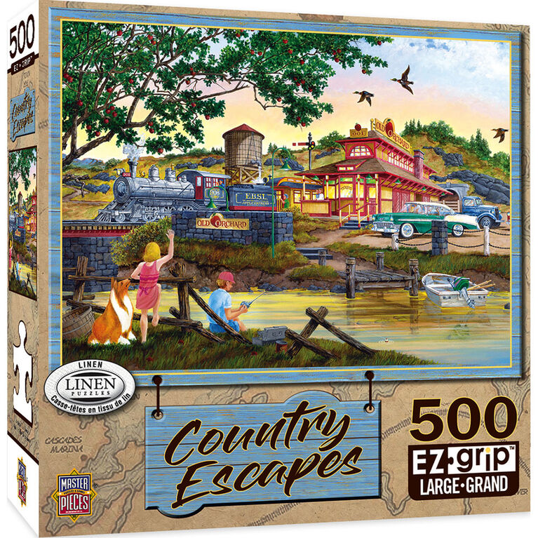 Country Escapes 550 Piece Linen Jigsaw Puzzle - English Edition