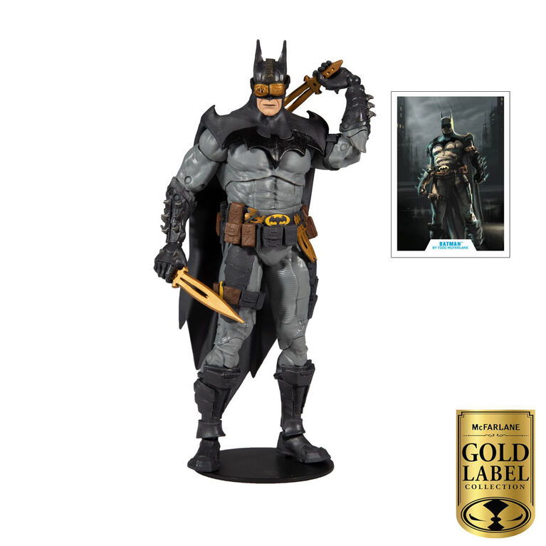 Série de collectionneurs d'étiquettes d'or McFarlane: figurine de Batman - Notre exclusivité