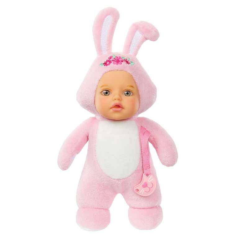 BABY born Cozy Cuties Soft Baby Doll- Bunny, Gray Eyes