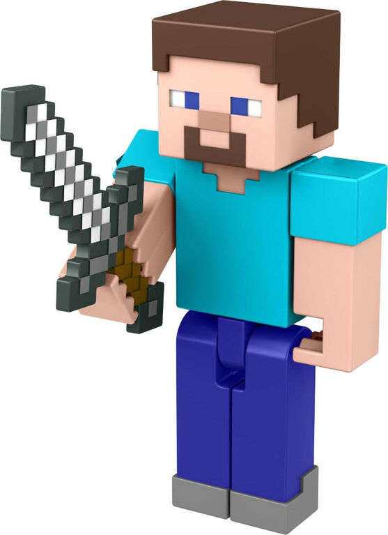 Minecraft - Construction D'un Portail - Figurine Steve
