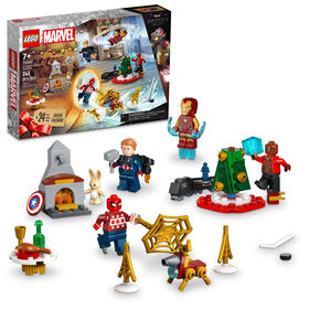 LEGO Marvel Le calendrier de l'Avent des Avengers 76267 Ensemble de jeu de construction (243 pièces)