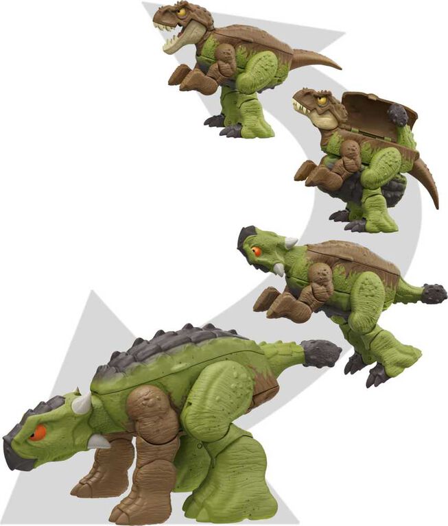 Jurassic World Dinosaur to Dinosaur Transforming Toy, Double Danger