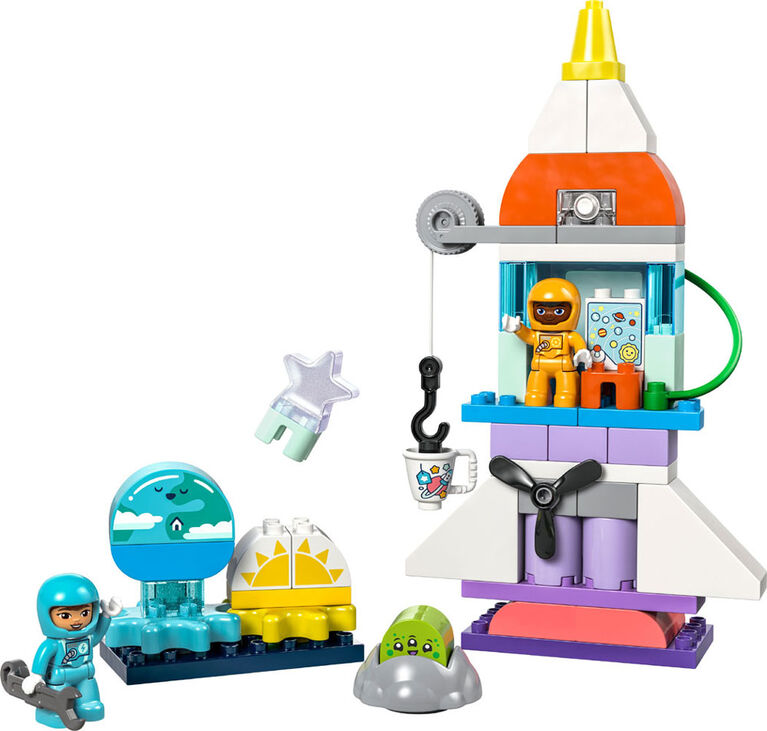 LEGO DUPLO L'aventure en navette spatiale 3en1 Jouet 10422