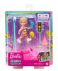 Barbie Skipper Babysitters Inc. Petite poupée et voiture jouet pour tout-petit avec feu de signalisation, cône, tasse et jouet Lion