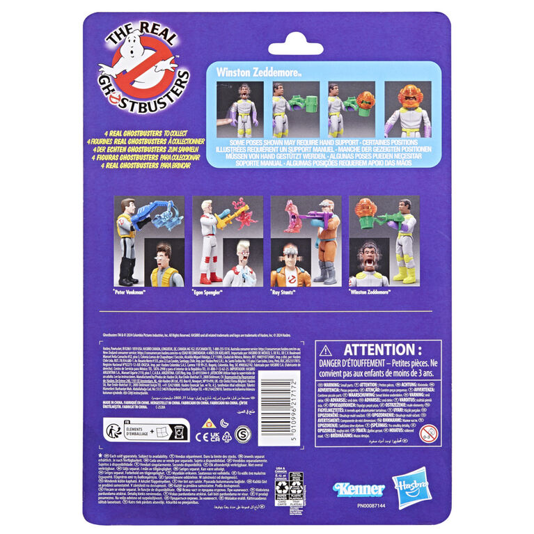 Ghostbusters Kenner Classics The Real Ghostbusters Winston Zeddemore & Scream Roller Ghost