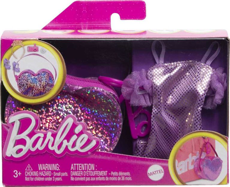 Barbie Clothes, Deluxe Bag with Birthday Outfit and Themed Accessories