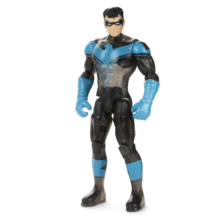 Batman 4inch Nightwing Action Figure with 3 Mystery Accessories Toys