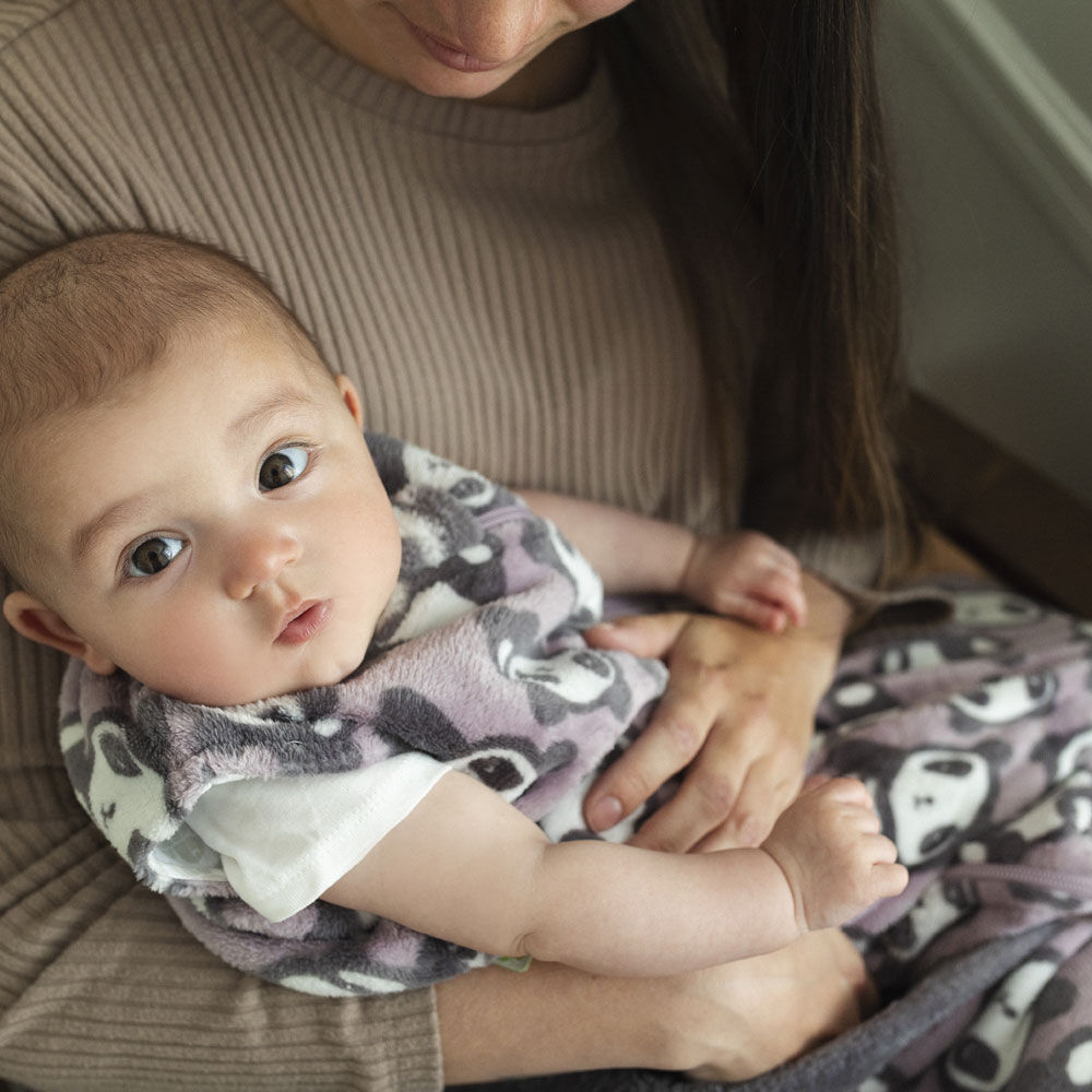 Perlimpinpin-Plush Sleep bag-PANDAS (1,5 TOG