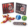 Bakugan Starter Pack 3-Pack, Pyrus Pyravian, Collectible Action Figures