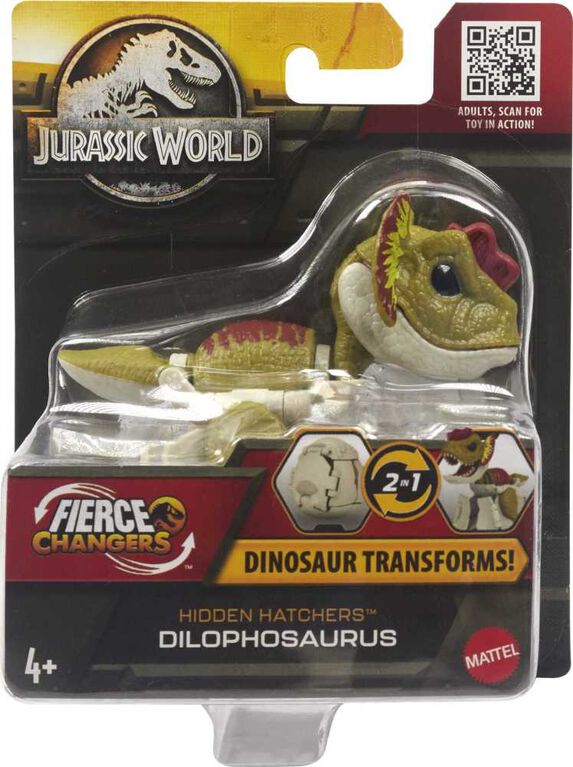 Jurassic World Egg to Dinosaur Transforming Toy, Hidden Hatchers