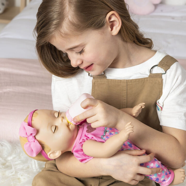 Luvabella Newborn Interactive Baby Doll with Real Expressions and