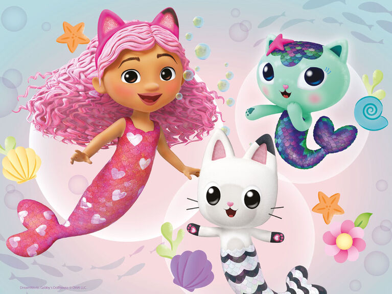 Gabby/Peppa Pig Double Sided 48Pc Puzzle Asst