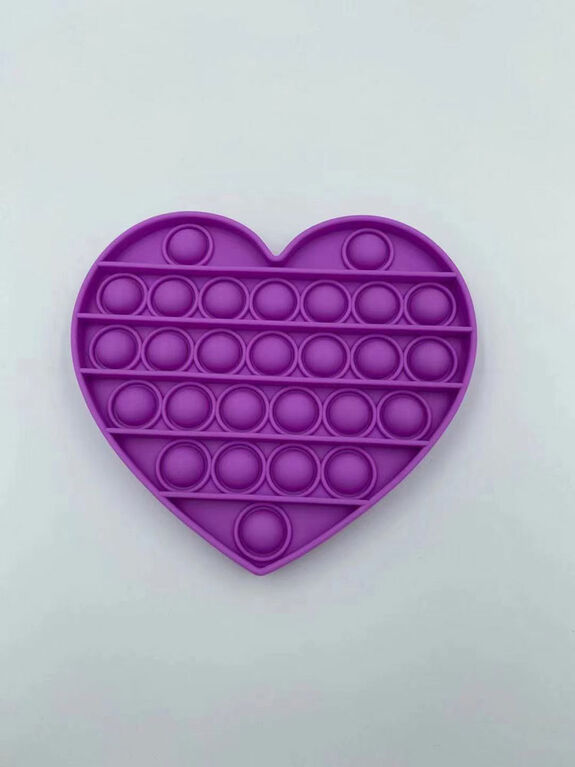 Push Pop Fidget - Coeur Violet