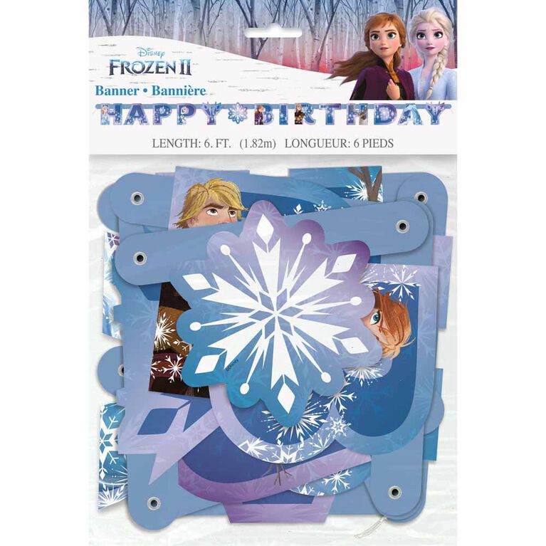 Frozen Large Jointed Banner - English Edition