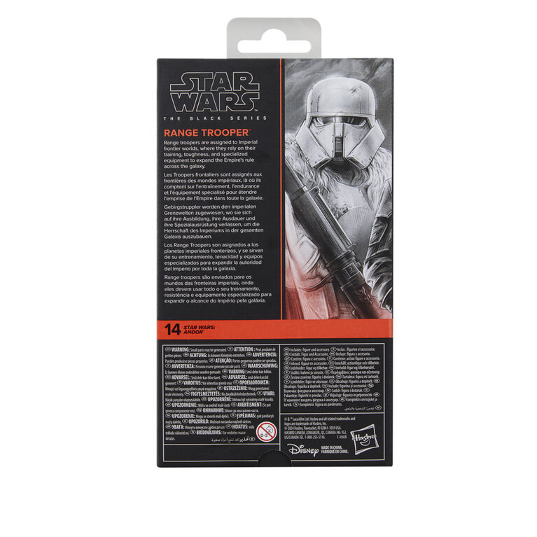 Star Wars The Black Series Range Trooper, Star Wars: Andor Collectible 6 Inch Action Figure