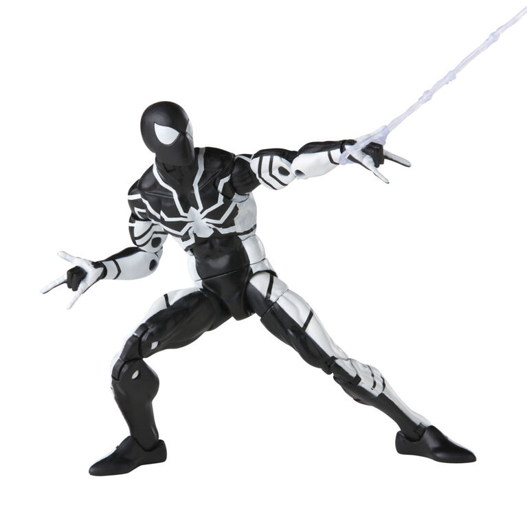 Marvel Legends Series Spider-Man 6-inch Future Foundation Spider-Man (Stealth Suit) Action Figure Toy, Includes 4 Accessories