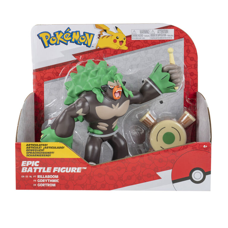 Pokémon - 12" Epic Battle Figure - Rillaboom