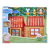 Peppa's Woodland Club La cabane forestière, inclut 1 cabane, 3 figurines de 7,5 cm et 6 accessoires - Notre exclusivité