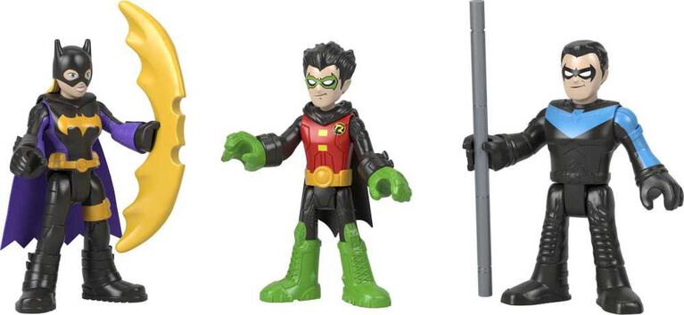 Fisher-Price Imaginext DC Super Friends Batman Figures, Family Multipack