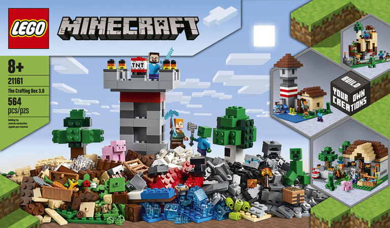 LEGO Minecraft The Crafting Box 3.0 21161 (564 pieces)