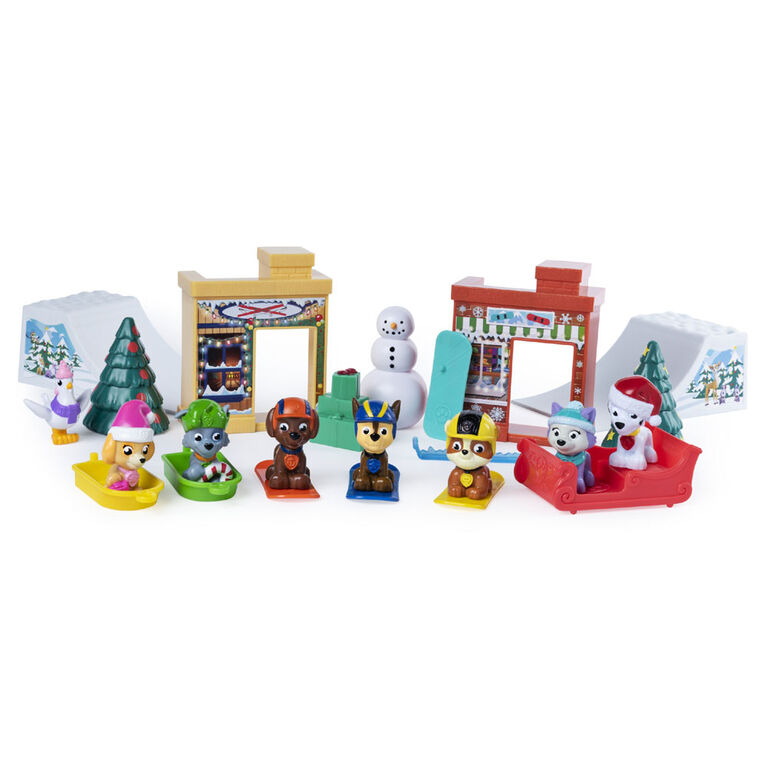 PAW Patrol, 2019 Advent Calendar with 24 Collectible Pieces