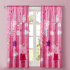 Peppa Pig Window Curtains for Kids, Set of 2 Panels
