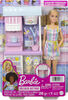 Barbie Ice Cream Shop Playset with 12 in Blonde Doll, Ice Cream Shop, Ice Cream Making Feature and Realistic Play Pieces