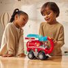 PAW Patrol Jungle Pups, Marshall Elephant Firetruck with Projectile Launcher, Toy Truck with Action Figure