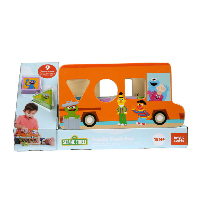 Foodie Truck Fun Wooden Shape Sorter