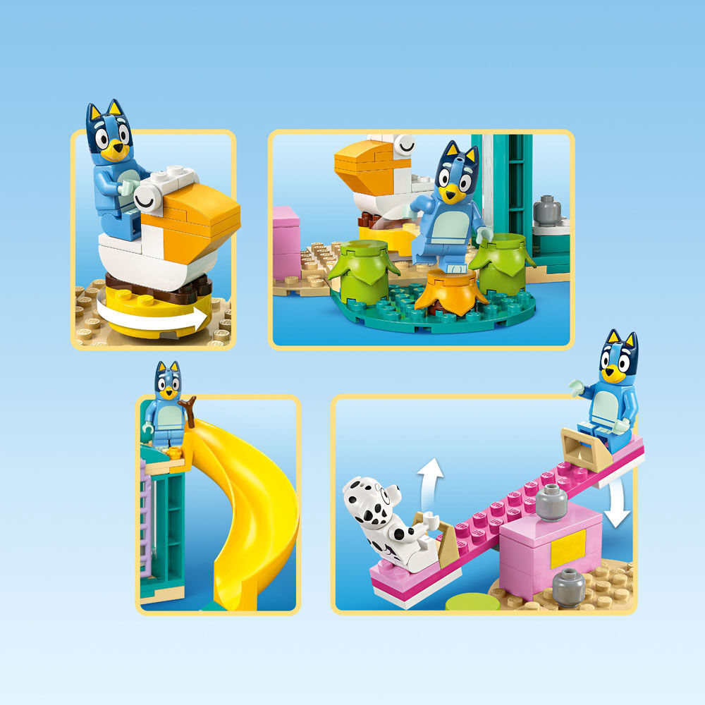 LEGO Bluey Playground Fun with Bluey and Chloe - Building Toy for Kids, Girls, and Boys 4+ - 11201