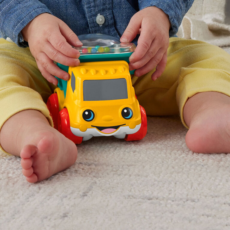 Fisher-Price Poppity Pop Dump Truck Push-Along Toy Ball Popper Vehicle