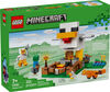 LEGO Minecraft Chicken Farm Building & Pretend Play Toy for Boys, GIrls, & Kids, Ages 7+ - 21585