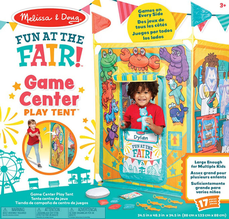 Melissa and Doug - Fun Fair Step Right Up Game Center Tent